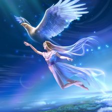 Схема вышивки «Птица счастья»