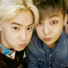 Схема вышивки «Suho & Xiumin»