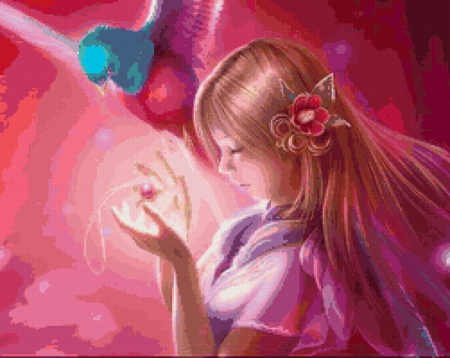 Сказка - девушка, птица - предпросмотр