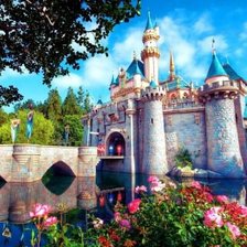 Схема вышивки «замок»