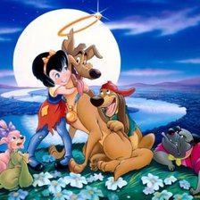 Схема вышивки «мультяшки»