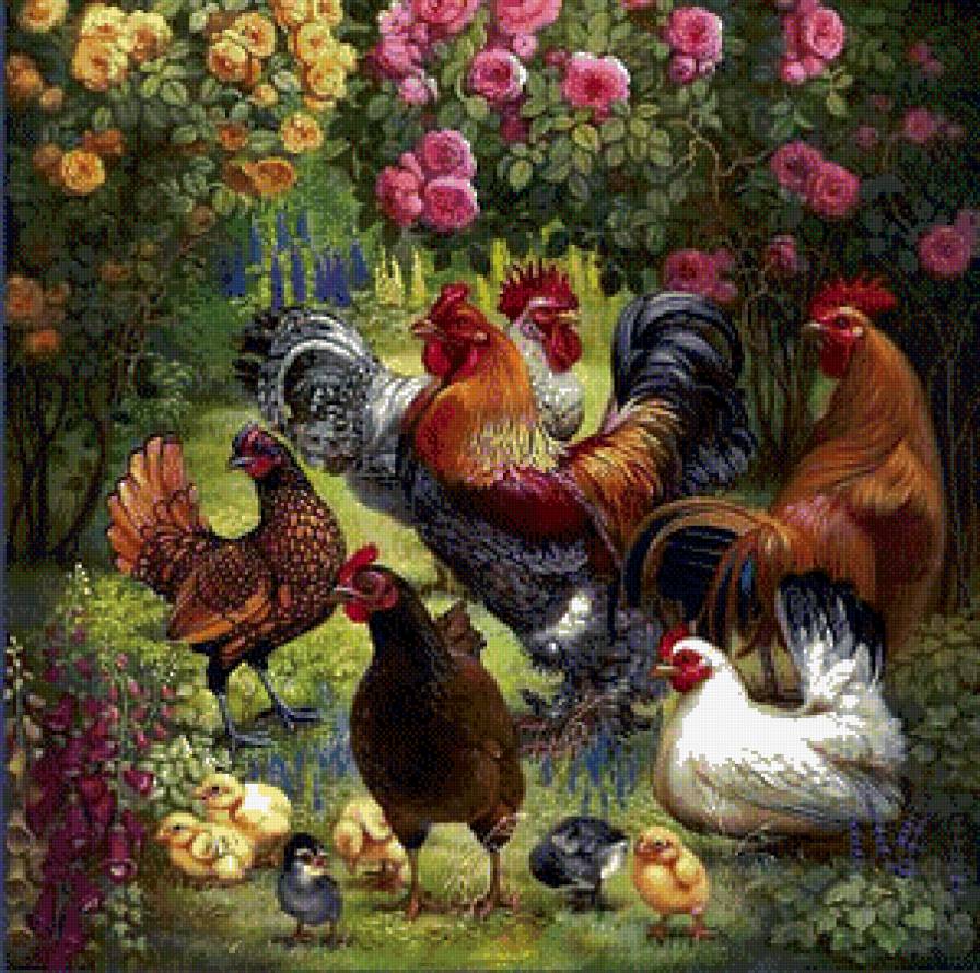 Сельский двор - предпросмотр