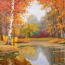 Схема вышивки «осень»