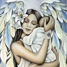 Схема вышивки «ангел хранитель»