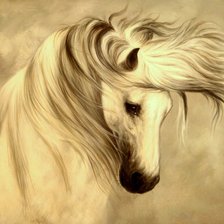 Схема вышивки «лошадь»