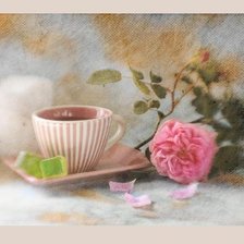 Схема вышивки «Кофе»