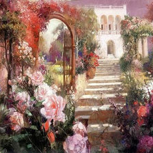 Схема вышивки «В саду»