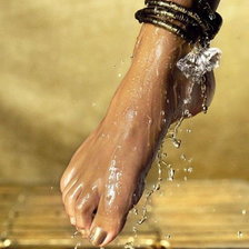 Схема вышивки «Изящная ножка»