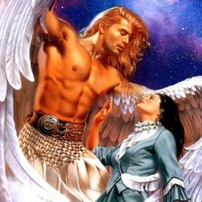 Схема вышивки «Ангел хранитель»