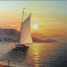 Схема вышивки «Морские пейзажи Сергея Стоева»