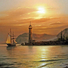 Схема вышивки «Морские пейзажи Сергея Стоева»