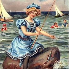 Схема вышивки «рыбачка Соня»