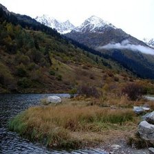 Схема вышивки «Горы Кавказа»