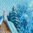 Предпросмотр схемы вышивки «домик в зимнем лесу» (№765236)