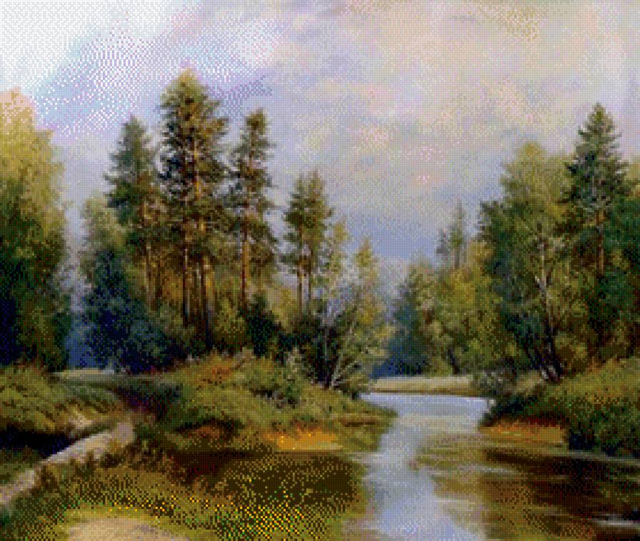 №765243 - лес, река, деревья - предпросмотр