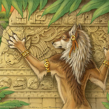 Схема вышивки «оборотни»