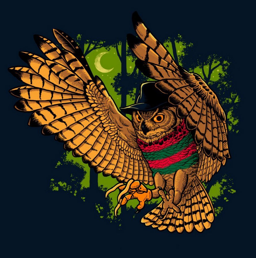 сова - животные, птицы - оригинал