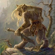 Схема вышивки «оборотни»