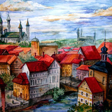 Схема вышивки «прага 300»