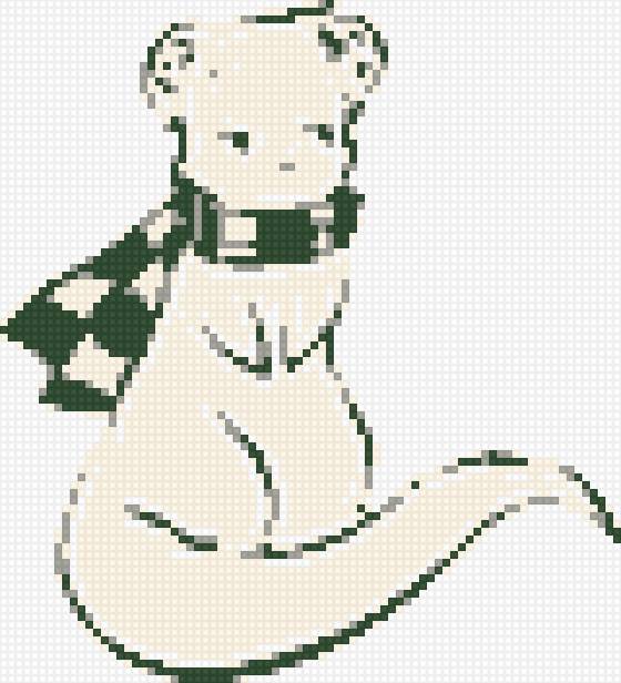 мини-схема хорек - хорьки, хорек, мини-схема, животные, фретка - предпросмотр