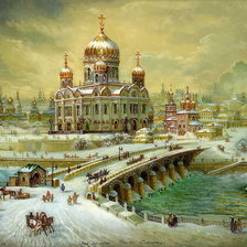 Схема вышивки «собор»