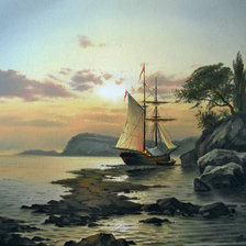 Схема вышивки «Морские пейзажи Сергея Стоева»