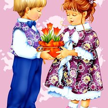 Схема вышивки «Дети 20.»