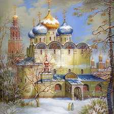 Схема вышивки «собор»