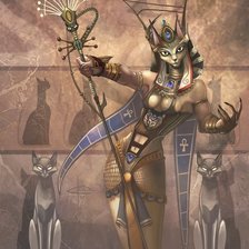 Схема вышивки «Бастет»