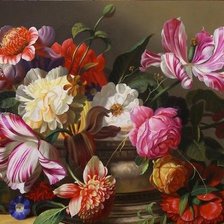 Схема вышивки «цветы»