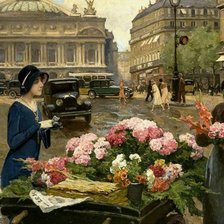 Схема вышивки «цветочница»