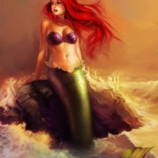 Схема вышивки «русалочка»