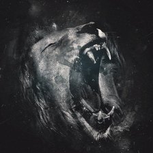 Схема вышивки «лев»