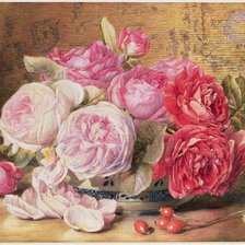 Схема вышивки «розы»