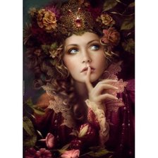 Схема вышивки «тишина»