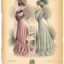 Схема вышивки «Барышни царских времен»