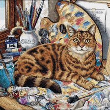 Схема вышивки «Леонардо»