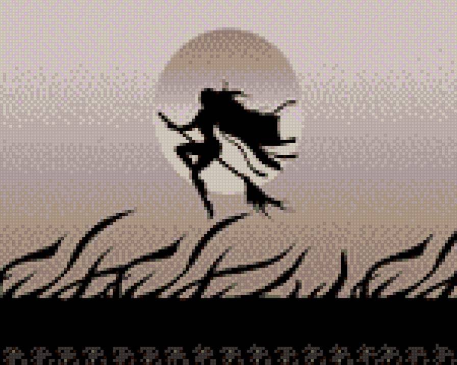 полет на метле - ведьма, полет - предпросмотр