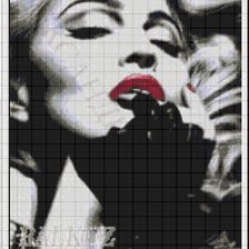 Схема вышивки «Мадонна»