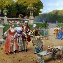 Схема вышивки «прогулка»