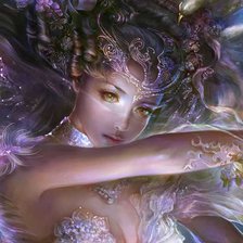 Схема вышивки «Прекрасная девушка»