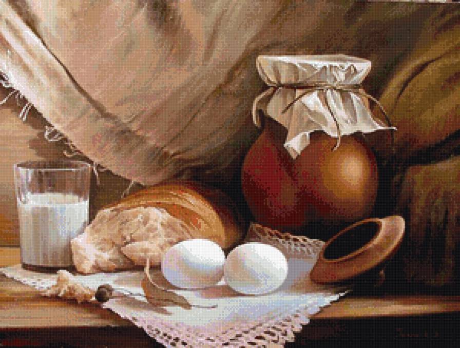 сельский натюрморт - натюрморт - предпросмотр