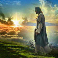 Схема вышивки «Иисус»