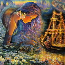 Схема вышивки «корабль сновидений»