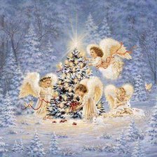 Схема вышивки «рождесто»