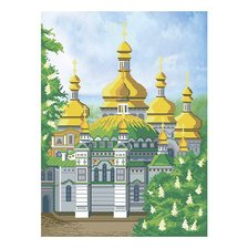 Схема вышивки «церковь»