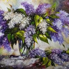 Схема вышивки «картина маслом»