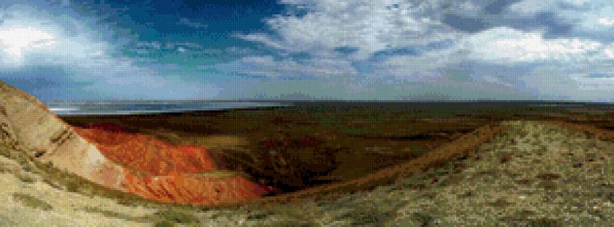 Баскунчак - гора, степь, баскунчак, пейзаж - предпросмотр