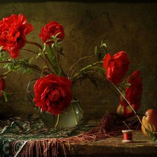 Схема вышивки «розы»