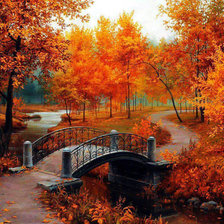 Схема вышивки «парк»